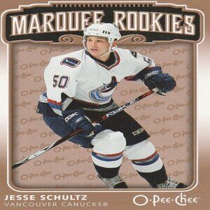 Jesse Schultz - 2006/2007 O Pee Chee Marquee Rookies Hockey Card